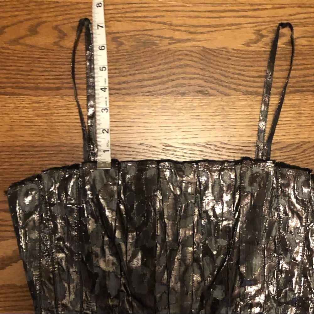 Tory Burch “Rennie”Gunmetal & Black Animal Print Dress - 4 - Picture 10 of 14